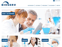 Tablet Screenshot of bioserv.de